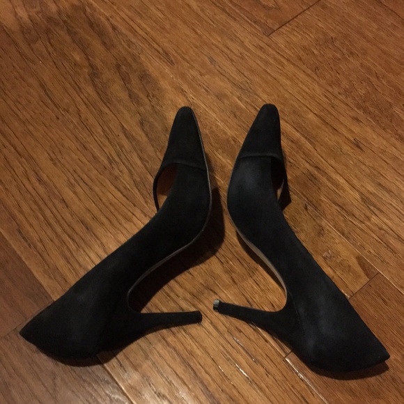 Madewell Mira Suede Heels Pumps - Picture 3 of 8